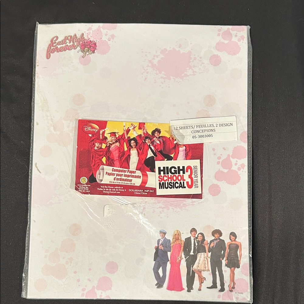Free with any purchase! Disney High School Musical Pink Themed Party Paper Pack